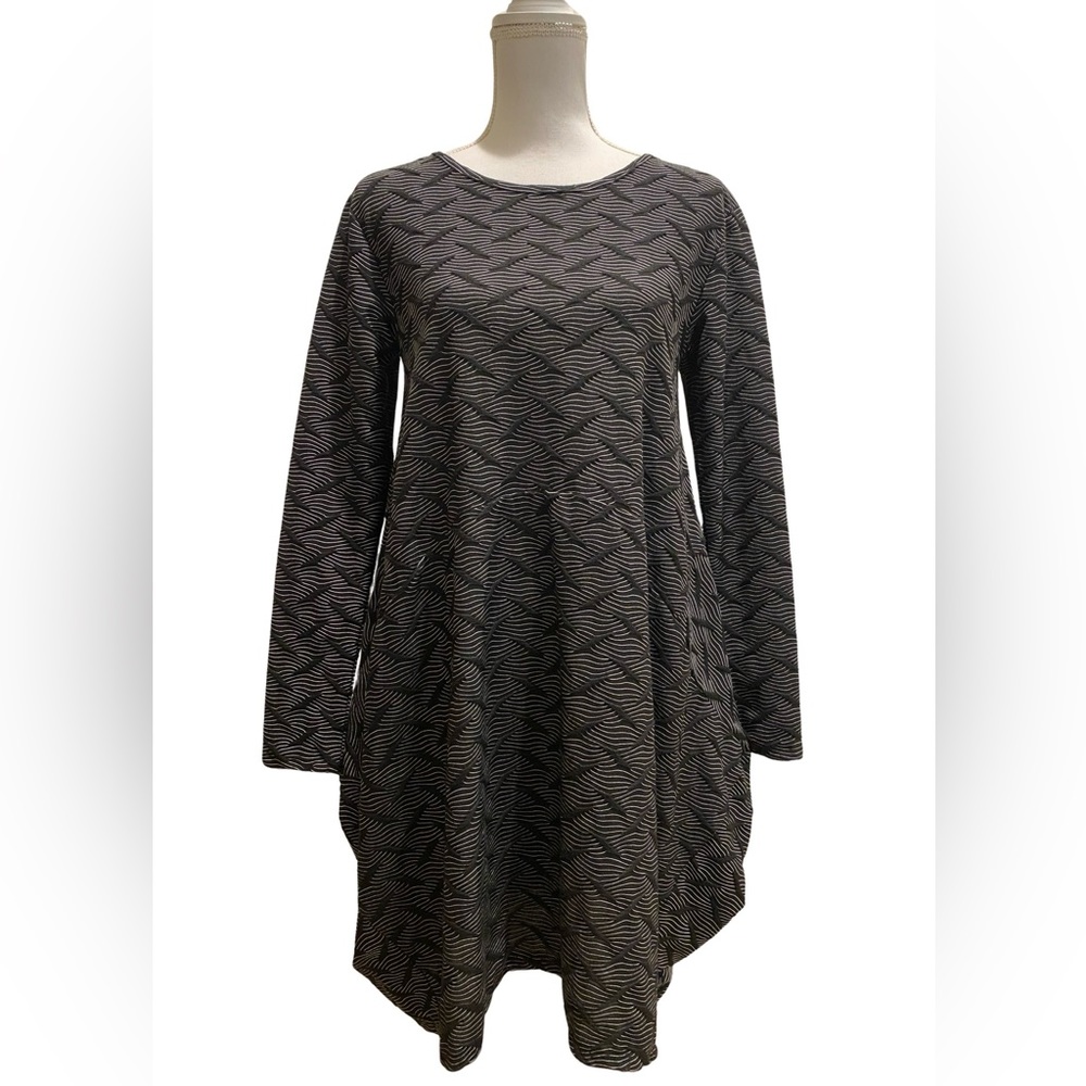 NWT Matti Mamane Painted Asymmetrical Dress. Medium